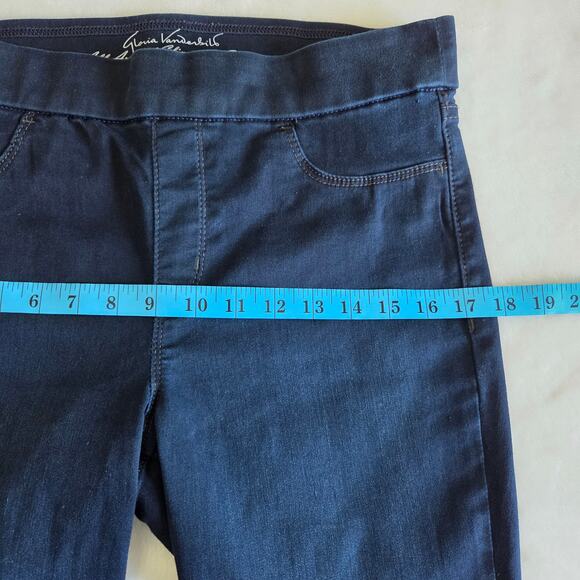 Gloria Vanderbilt Pull On Slimming Effect Stretchy Jeans Size 10 (32X28) Indigo - Picture 5 of 9